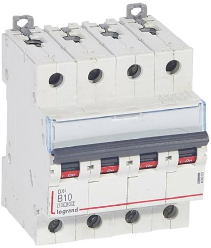 Выключатель автоматический Legrand DX3-E 10000 4п 10А B 16кА фото Выключатель автоматический Legrand DX3-E 10000 4п 10А B 16кА картинка